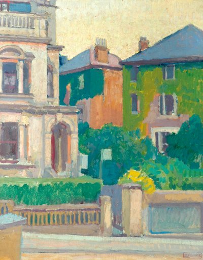 Vorstadtstraße, 1913-14 von Spencer Frederick Gore